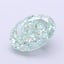 2.41 Ct. Fancy Vivid  Green Oval Lab Grown Diamond