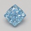2.07 Ct. Fancy Vivid Blue Cushion Lab Grown Diamond