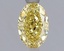 1.06 Ct. Fancy Vivid Yellow Yellow Oval Lab Grown Diamond