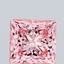 2.03 Ct. Fancy Vivid Pink Princess Lab Grown Diamond