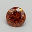 0.70 Ct. Fancy Deep Orange Round Lab Grown Diamond