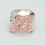 5.01 Ct. Fancy Vivid Pink Cushion Lab Grown Diamond