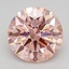 1.40 Ct. Fancy Vivid  Pink Round Lab Grown Diamond