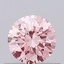 0.49 Ct. Fancy Vivid Pink Round Lab Grown Diamond