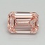 1.52 Ct. Fancy Vivid Pink Emerald Lab Grown Diamond