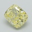 1.15 Ct. Fancy Intense Yellow Cushion Lab Grown Diamond