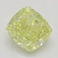 1.20 Ct. Fancy Intense Yellow Cushion Diamond
