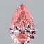 1.00 Ct. Fancy Vivid Pink Pear Lab Grown Diamond