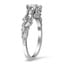 Octopus Inspired Diamond Ring, smallside view
