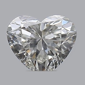 Heart diamond — real photo