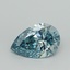 1.80 Ct. Fancy Vivid Greenish Blue Pear Lab Grown Diamond