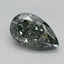 2.36 Ct. Fancy Intense Green Pear Lab Grown Diamond