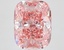 4.53 Ct. Fancy Vivid Pink Cushion Lab Grown Diamond