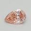 0.45 Ct. Fancy Vivid Pink Pear Lab Grown Diamond