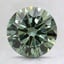 2.0 Ct. Fancy Vivid Pacific Green Round Lab Grown Diamond