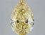 4.08 Ct. Fancy Intense Yellow Pear Lab Grown Diamond