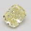 1.70 Ct. Fancy Yellow Cushion Diamond