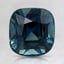 7.2x6.8mm Blue Cushion Sapphire