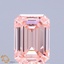 1.53 Ct. Fancy Intense  Pink Emerald Lab Grown Diamond