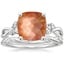 18K White Gold Willow Diamond Ring (1/8 ct. tw.) with Winding Willow Diamond Ring (1/8 ct. tw.)