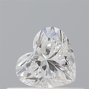 Heart diamond — real photo