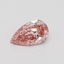 0.50 Ct. Fancy Intense Brownish Pink Pear Lab Grown Diamond