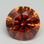 3.13 Ct. Fancy Deep Orange Round Lab Grown Diamond