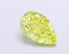1.30 Ct. Fancy Vivid  Yellow Pear Lab Grown Diamond