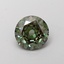 1.81 Ct. Fancy Deep Green Round Lab Grown Diamond