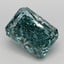 3.16 Ct. Fancy Vivid Green Radiant Lab Grown Diamond