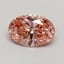 0.70 Ct. Fancy Intense Pink Oval Lab Grown Diamond