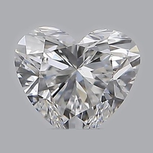 Heart diamond — real photo