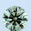 3.22 Ct. Fancy Vivid Green Round Lab Grown Diamond
