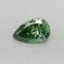 0.34 Ct. Fancy Vivid Pacific Green Pear Lab Grown Diamond
