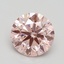 2.12 Ct. Fancy Pink Round Lab Grown Diamond
