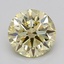 1.07 Ct. Fancy Light  Yellow Round Lab Grown Diamond