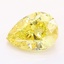 1.05 Ct. Fancy Vivid Yellow Pear Lab Grown Diamond