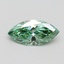 1.02 Ct. Fancy Vivid Green Marquise Lab Grown Diamond