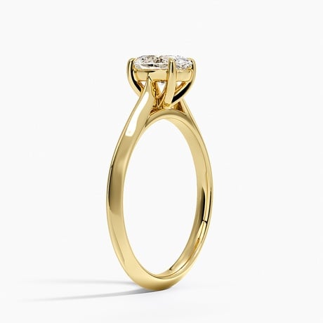 Piper Knife Edge Solitaire Ring