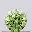 0.34 Ct. Fancy Vivid Green Round Lab Grown Diamond