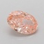 0.78 Ct. Fancy Vivid Pink Oval Lab Grown Diamond