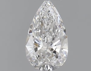 Pear diamond — real photo