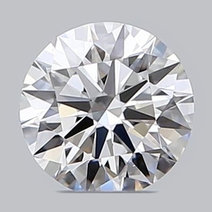 Round diamond — real photo