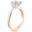 14K Rose Gold Comfort Fit 2.5mm Ring, smallside view