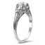 The Lyn Ring, smalltop view on a hand