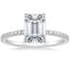 Platinum Viviana Three-Quarter Coverage Diamond Ring, smalltop view