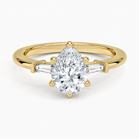 Symphony Tapered Baguette Three Stone Diamond Ring (1/5 ct. tw.)