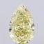 5.18 Ct. Fancy Yellow Pear Lab Grown Diamond