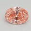 1.52 Ct. Fancy Intense Pink Oval Lab Grown Diamond