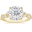 18K Yellow Gold Luxe Willow Diamond Ring (1/4 ct. tw.), smalltop view